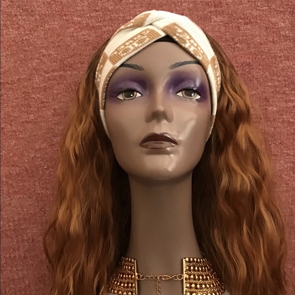 Clearance Curly Headband Wig Heat Resistant Synthetic Machine Made Any Occasion - Picture 2 of 3